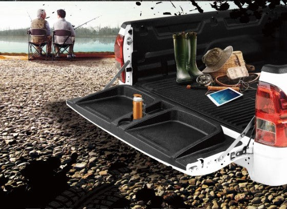 Black Horse Chemical Storage Tray Tailgate Mat TGS-GM05 - 2015-2019 Chevrolet Colorado Tail