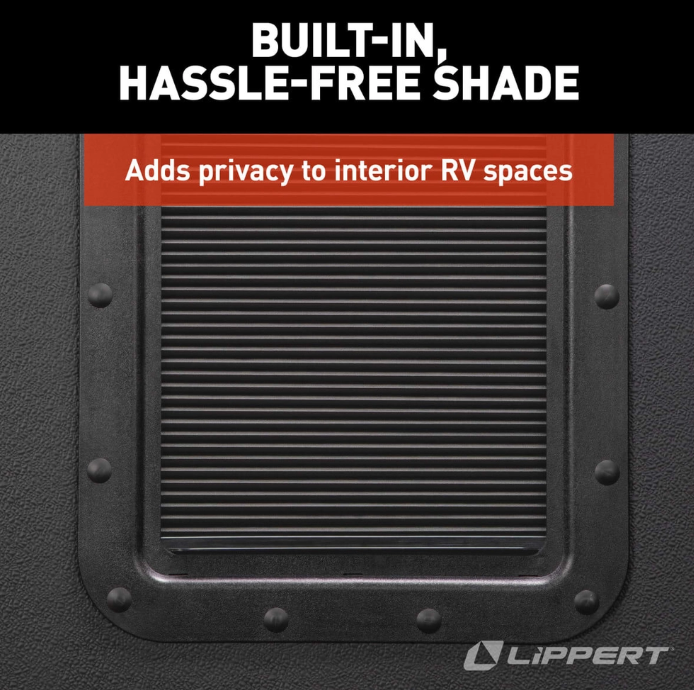Lippert Comp Easy Do It Yourself Installation Window Shade 2025009147 - RV Door