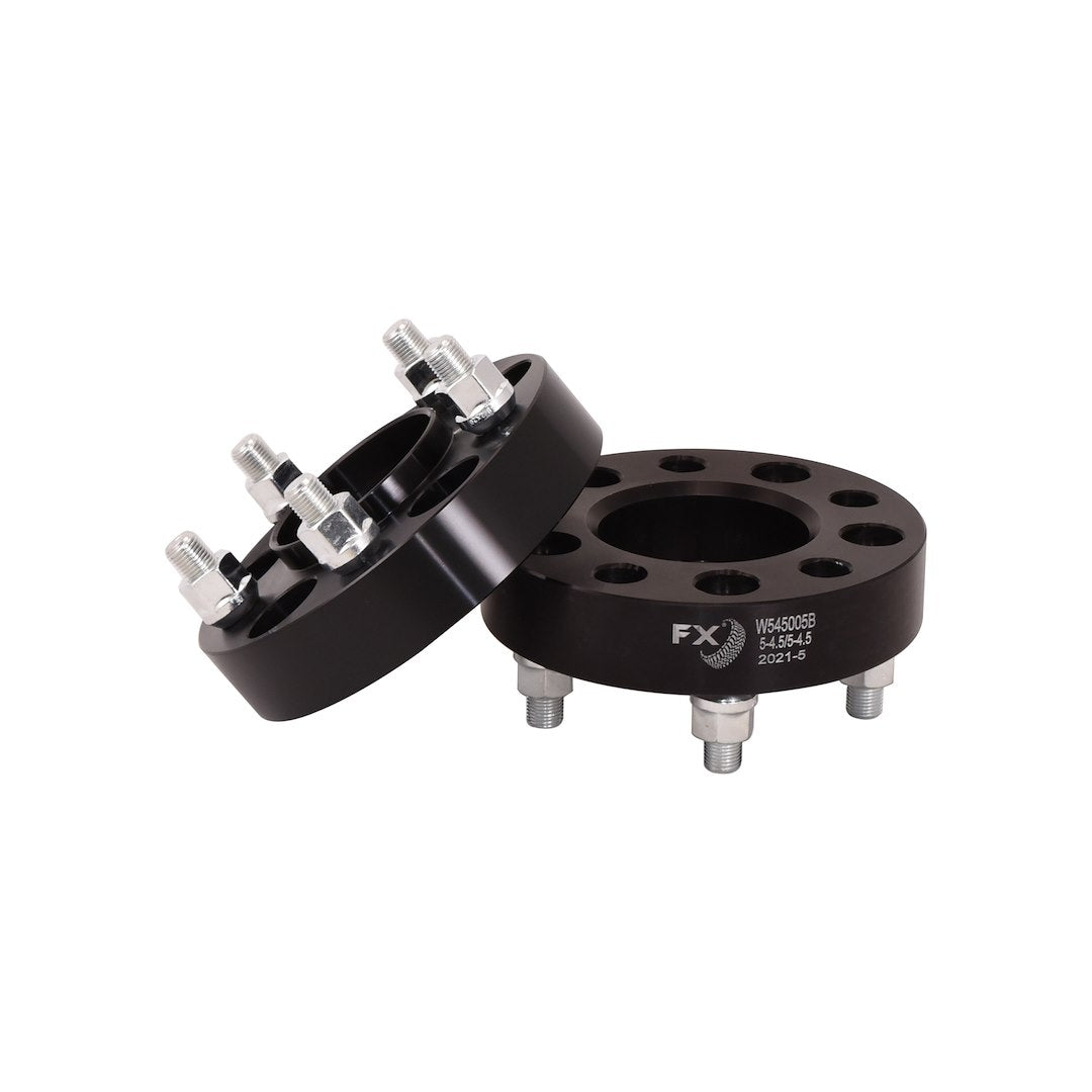 Trailfx Limited Lifetime Warranty Wheel Spacer W545005HC - Black Hub Cent Whl Spcr 5X4.5 Jeep