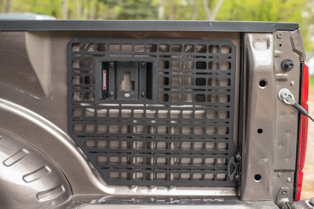 Builtright Made In USA Molle Cargo Panel 102016 - Bedside Rack Passenger Rear 2017
