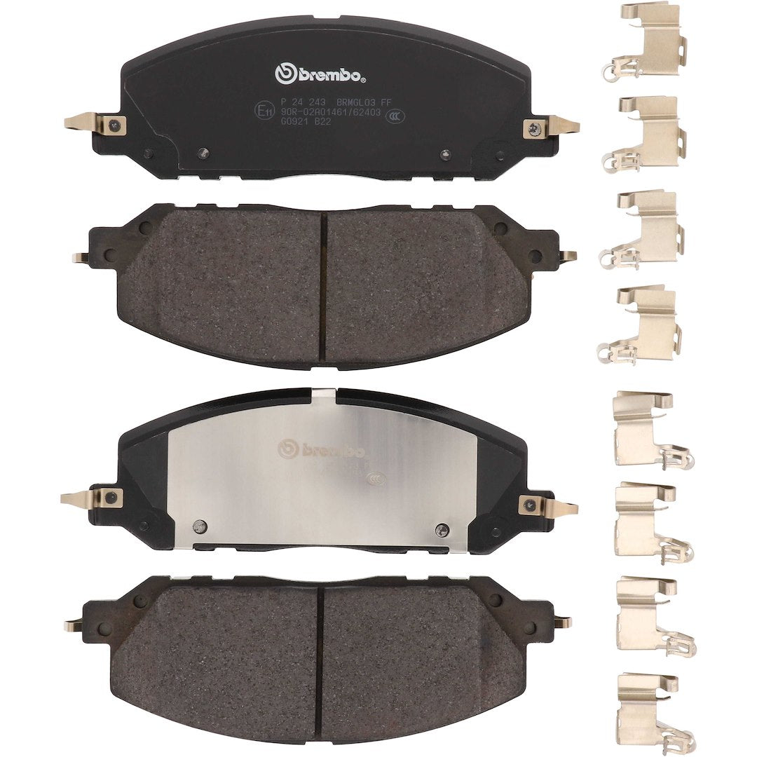 Brembo Premium Low-Met OE Equivalent Pad Brake Pad P24243