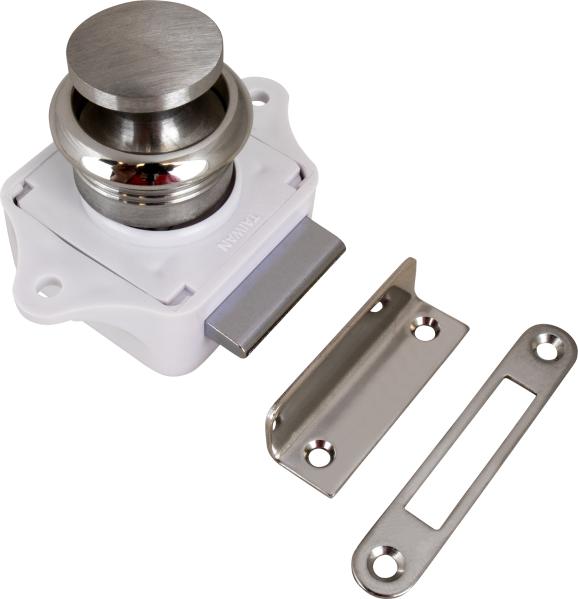 SEA DOG No Supplier Warranty Drawer Latch 225300-1 - Push Button Rim SS
