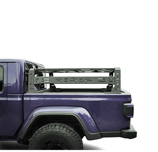 Black Horse Limited Lifetime Warranty Truck Bed Bar TR11B - Black Sandy Overland Rack
