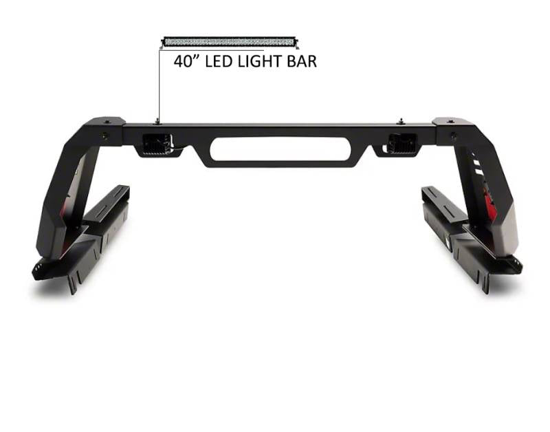 Black Horse Virb09B-KIT Truck Bed Bar