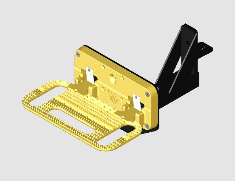 Carr Fleet Approved Van Access Step 195007 - HD Mega Ladder Rack XP3 Blac