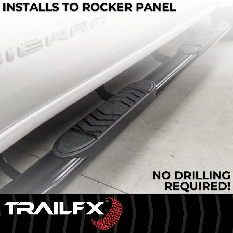 Trailfx A7048B Nerf Bar - Black