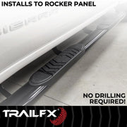 Trailfx A7048B Nerf Bar - Black