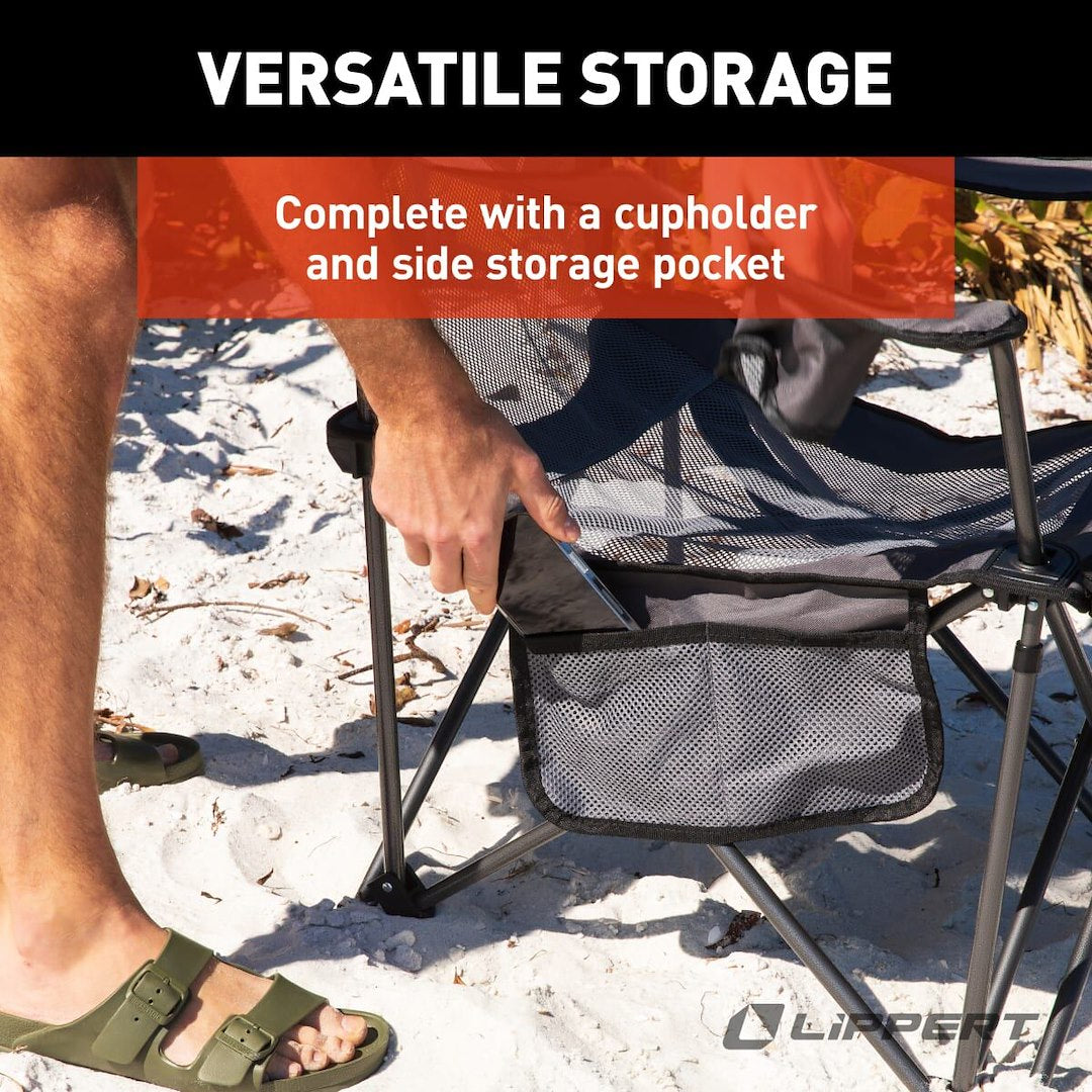Lippert Comp Integrated Cupholder For Convenience Camping Chair 2022114830 - Campfire Position Padded