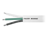 Pacer Color Coded Conductors Triplex Wire W10/3-100 - 10 UL Boat Cbl AC Wgb WJ 100FT RL