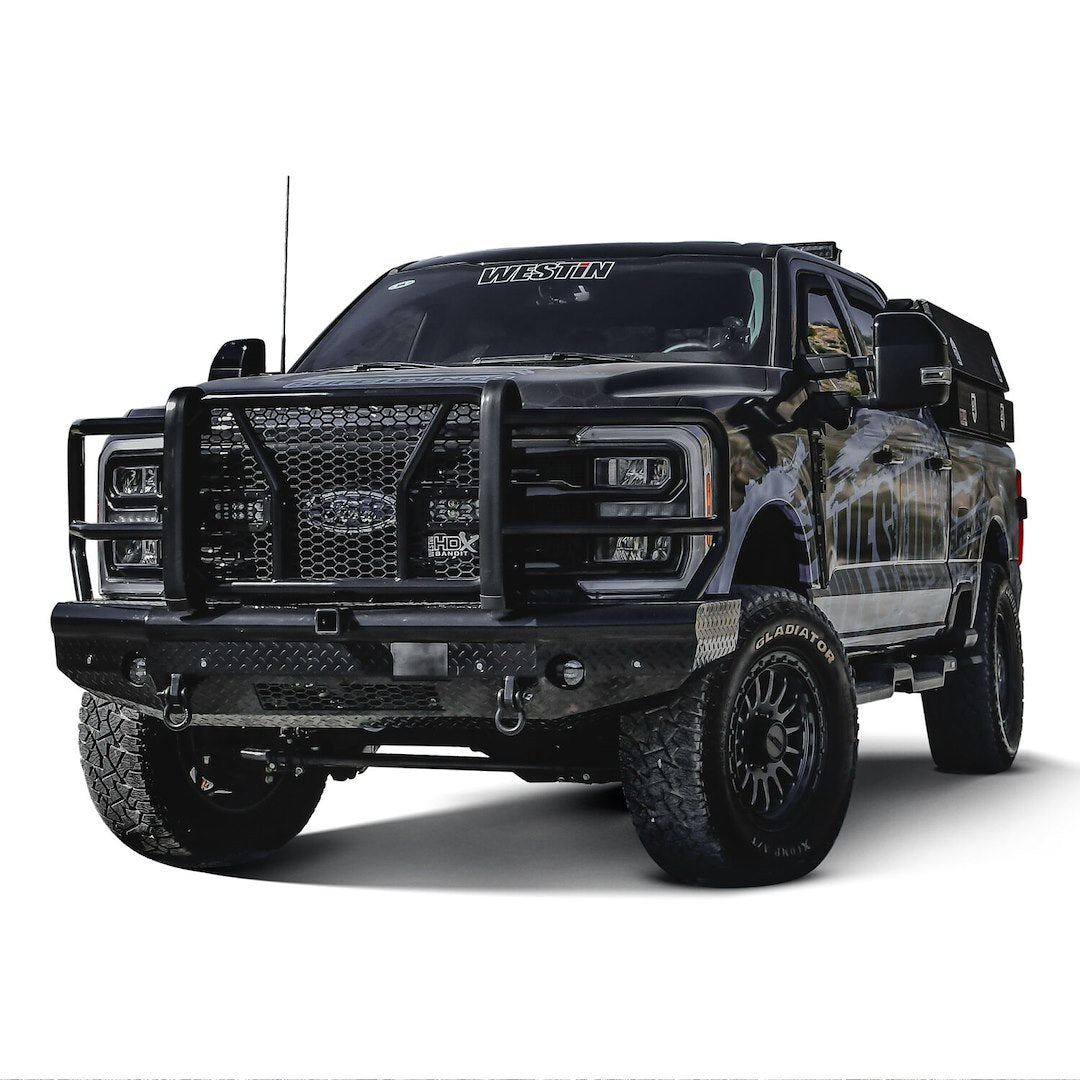 Westin Honeycomb Mesh Protects Grille Bumper 58-311205 - 2023 F250 Bandit Guard