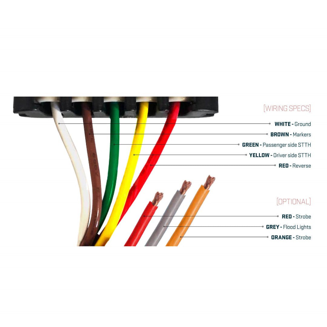 Magnum Truck Designed For An Easy Install Headache Rack Component 56011 - 10 Modular Plug-N-Play Wire Harnes