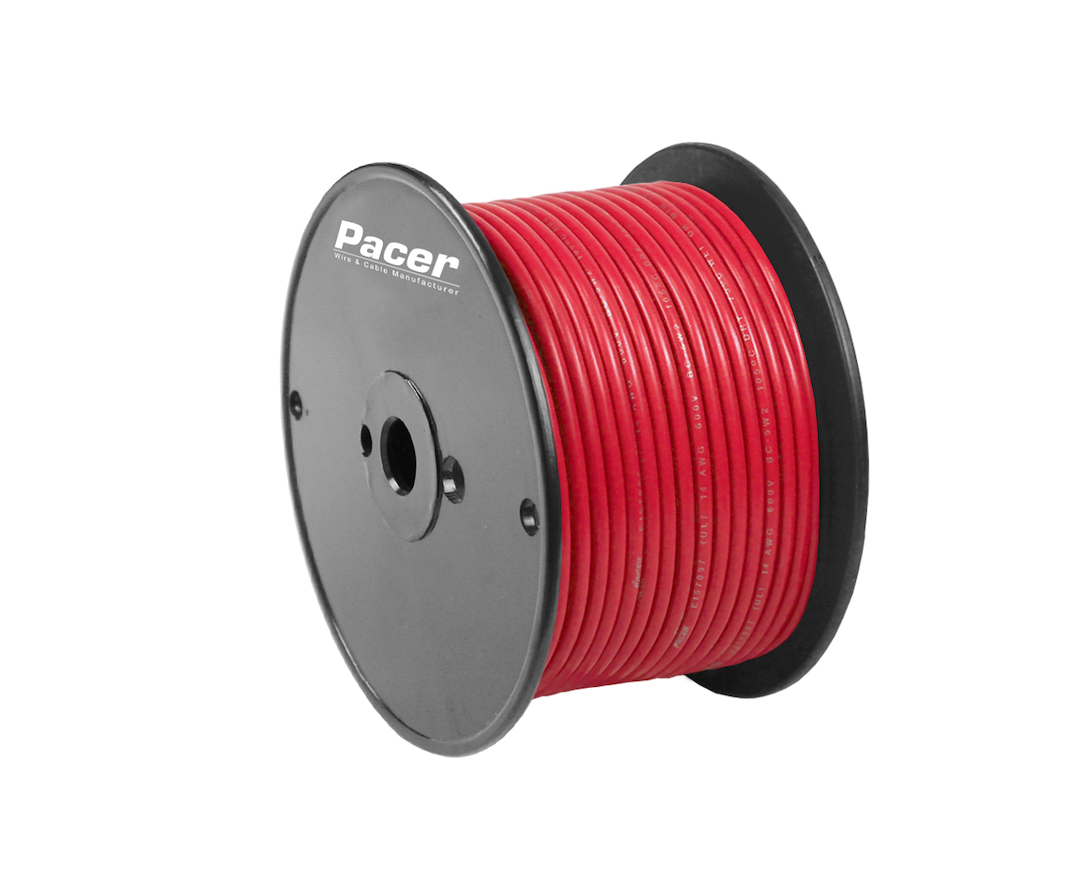 Pacer No Supplier Warranty Primary Wire WUL14RD-100 - 14 Awg UL RD TC 100FT RL