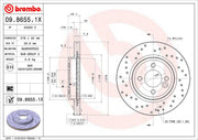 Brembo 0986551XC02 Brake Rotor