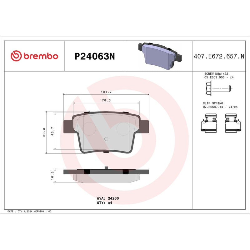 Brembo Components Not Hazardous To Health Brake Kit KTX0095