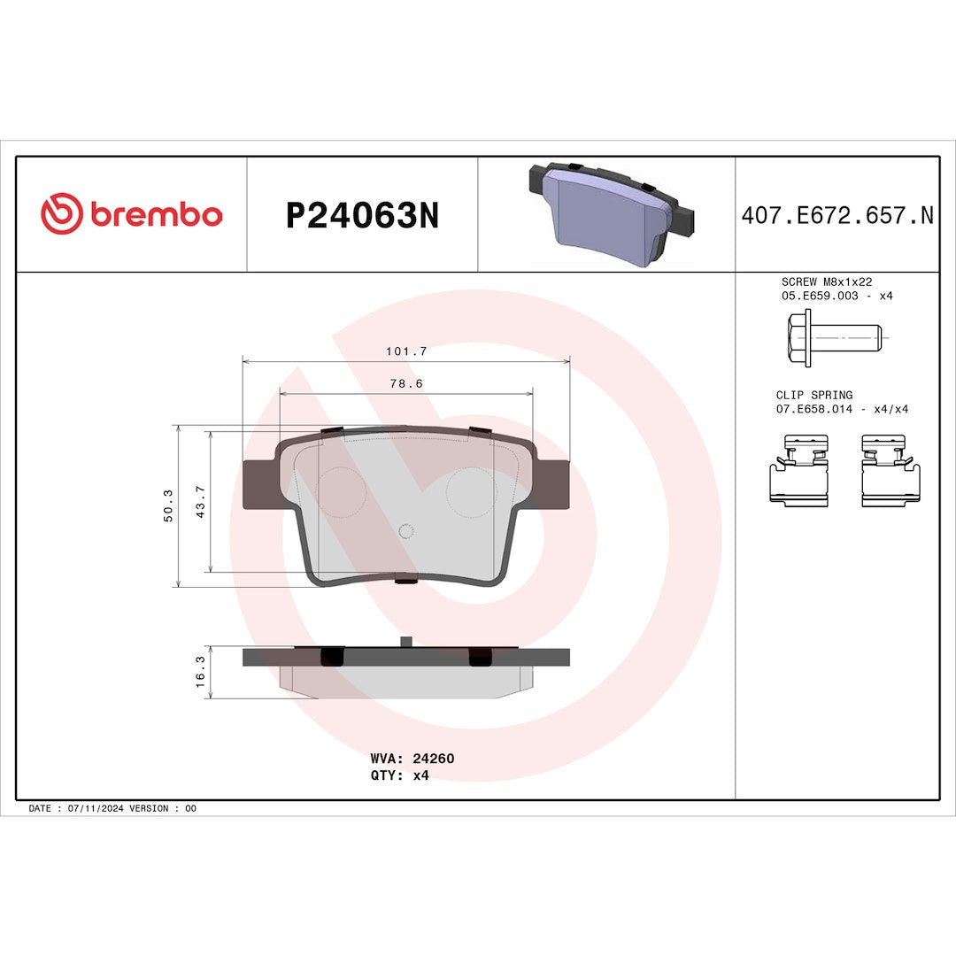 Brembo Components Not Hazardous To Health Brake Kit KTX0095