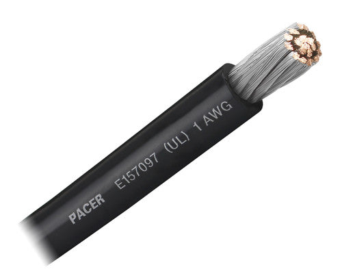 Pacer No Supplier Warranty Battery Cable WUL1BK-50 - Awg UL BK TC Wire 50FT RL