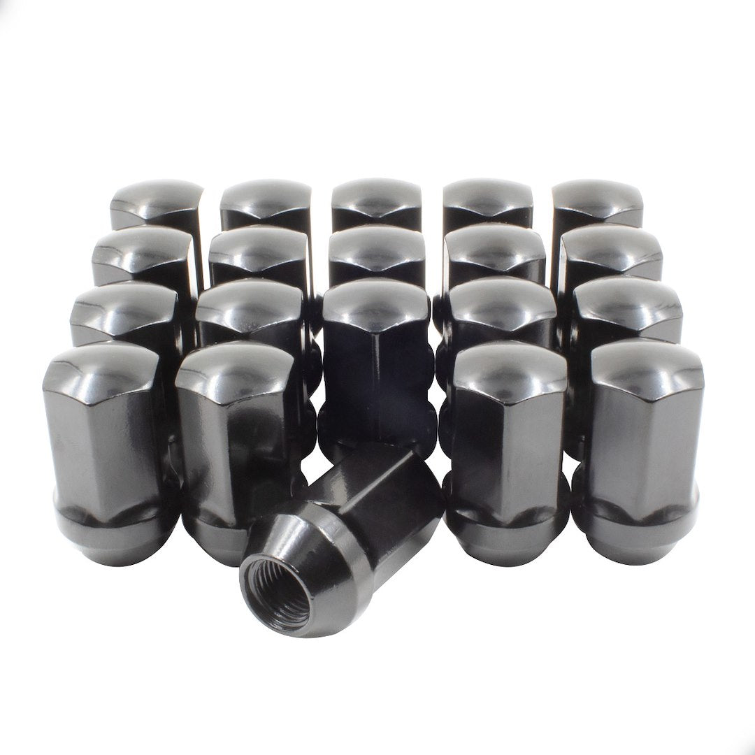 Revolution One Piece Solid Design Lug Nut 53K548Black - BK Dodge M14 20 53K548BLK