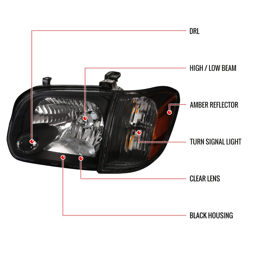 Spec-D Tunin 2LCLH-TUN05JM-RS Headlight Assembly