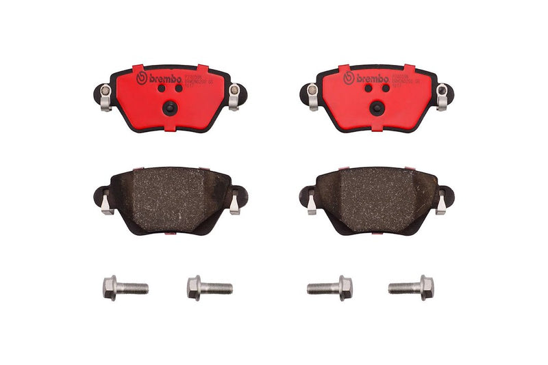 Brembo Premium Low-Met OE Equivalent Pad Brake Pad P24059N - Disc Set