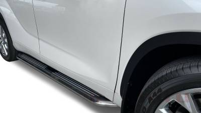 Black Horse Full Length Wheel-To-Wheel Fit Running Board PIH1885 - Pinnacle Boards