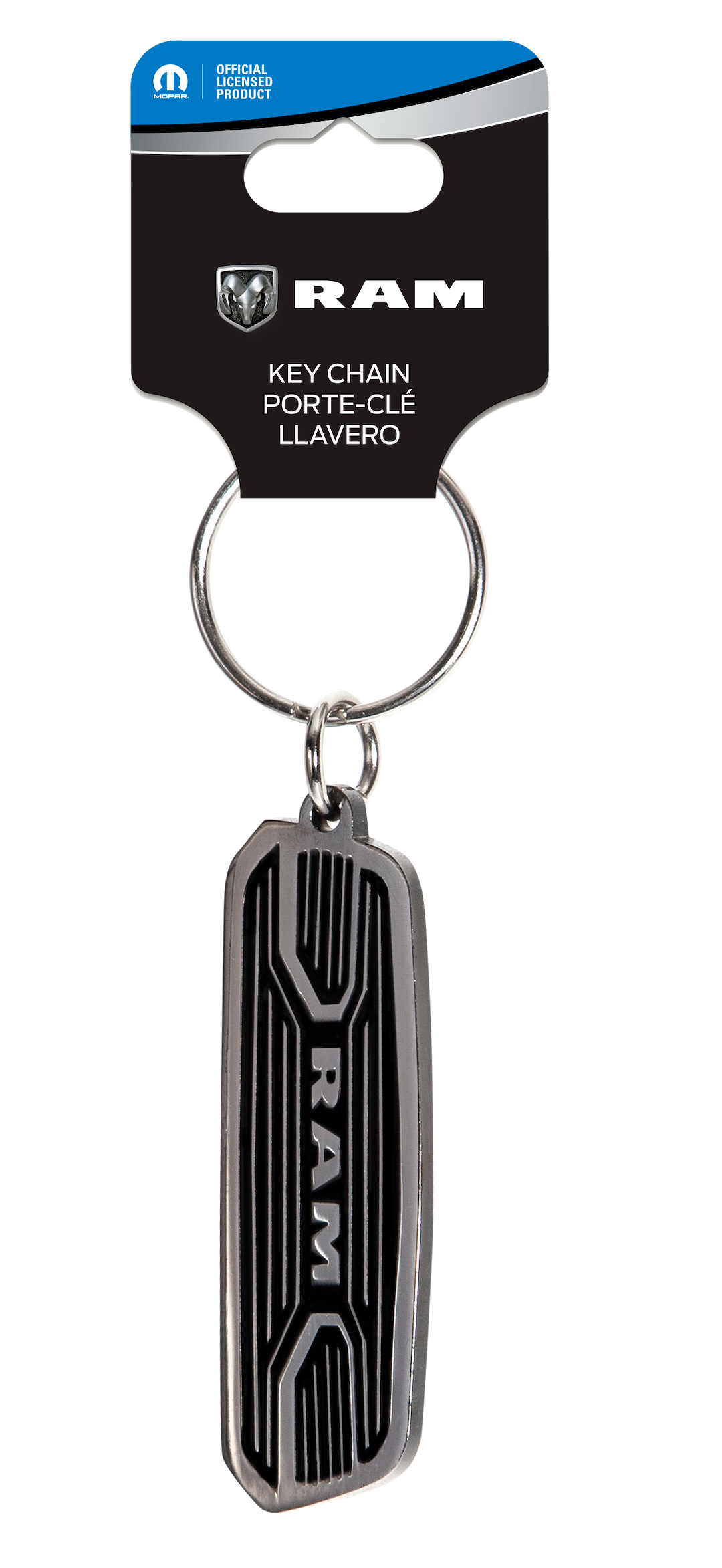 Plasticolor Die-Cut Key Chains With Clip Key Chain 004475R01 - Ram Metallic