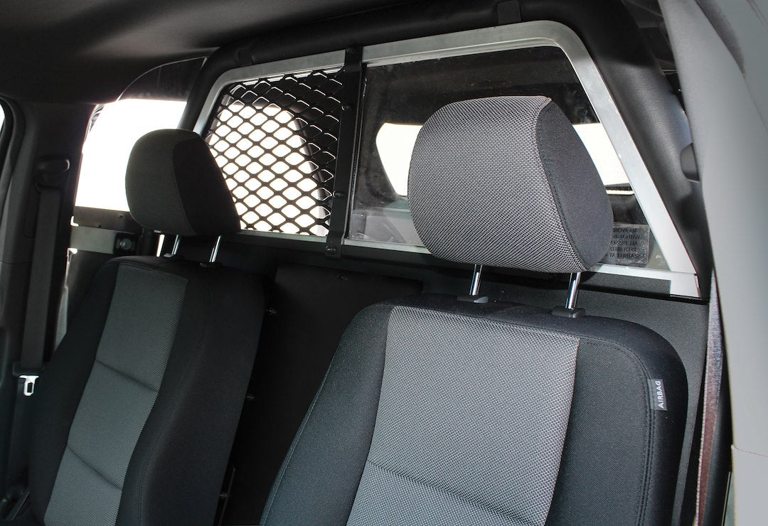 Public Safty No Drilling Required Rear Seat Partition 5700FF - 50 50 Wre Mesh WNDW Unctd