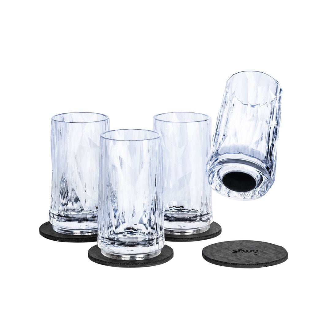 Silwy Magnet Unbreakable Magnetic Plastic Lenses Drinking Glass KO-SH-C-4 - Glasses Shot