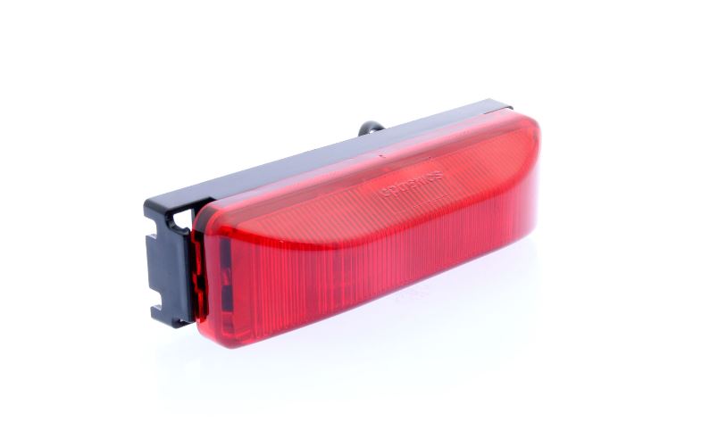 Optronics Multiple Mounting And Wiring Trailer Light MC67RBP - Clear Red Mark Bulb