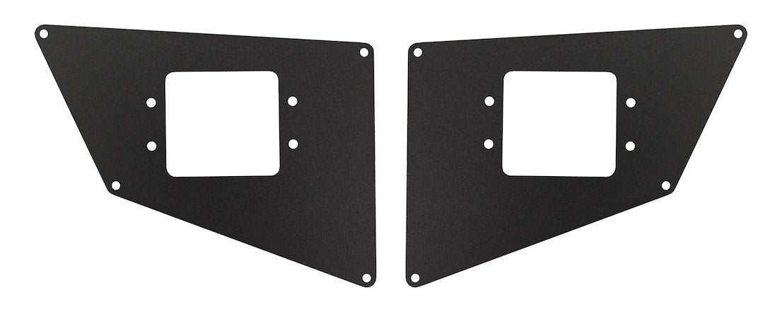 GO Rhino 281731T Designed for a 3X3 flush mount light - Black RR Lite Plte PR