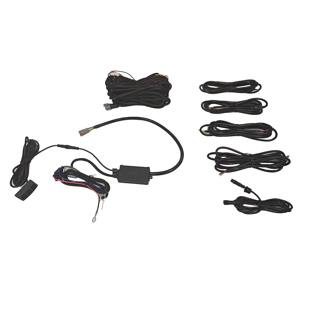 ARC Lighting Features Two Outputs Light Bar Wiring Harness BB84044 - Stroblink Universal Dual Color Wor