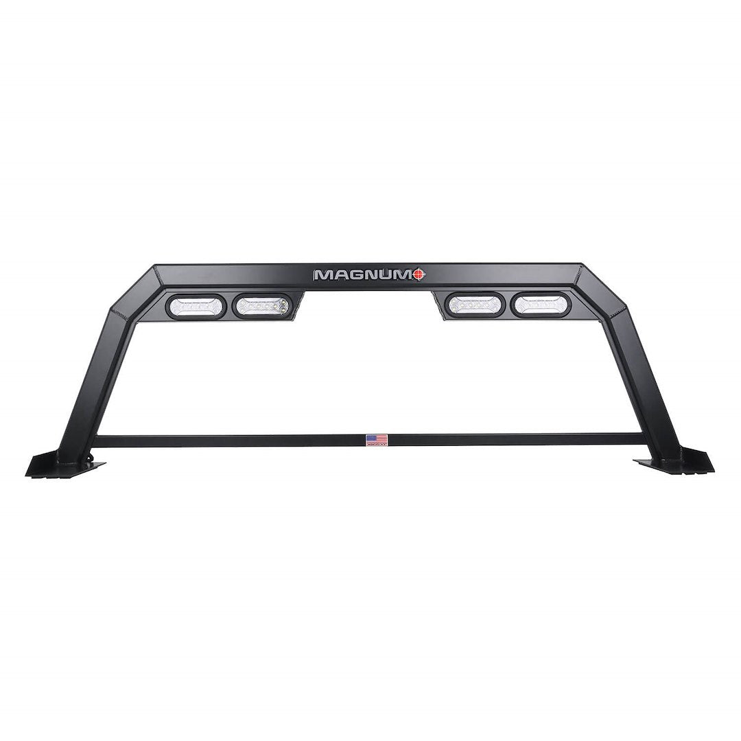 Magnum Truck Providing Durable Protection Headache Rack 424LPHPJ3NB - 2024 GM 2500 Low Pro