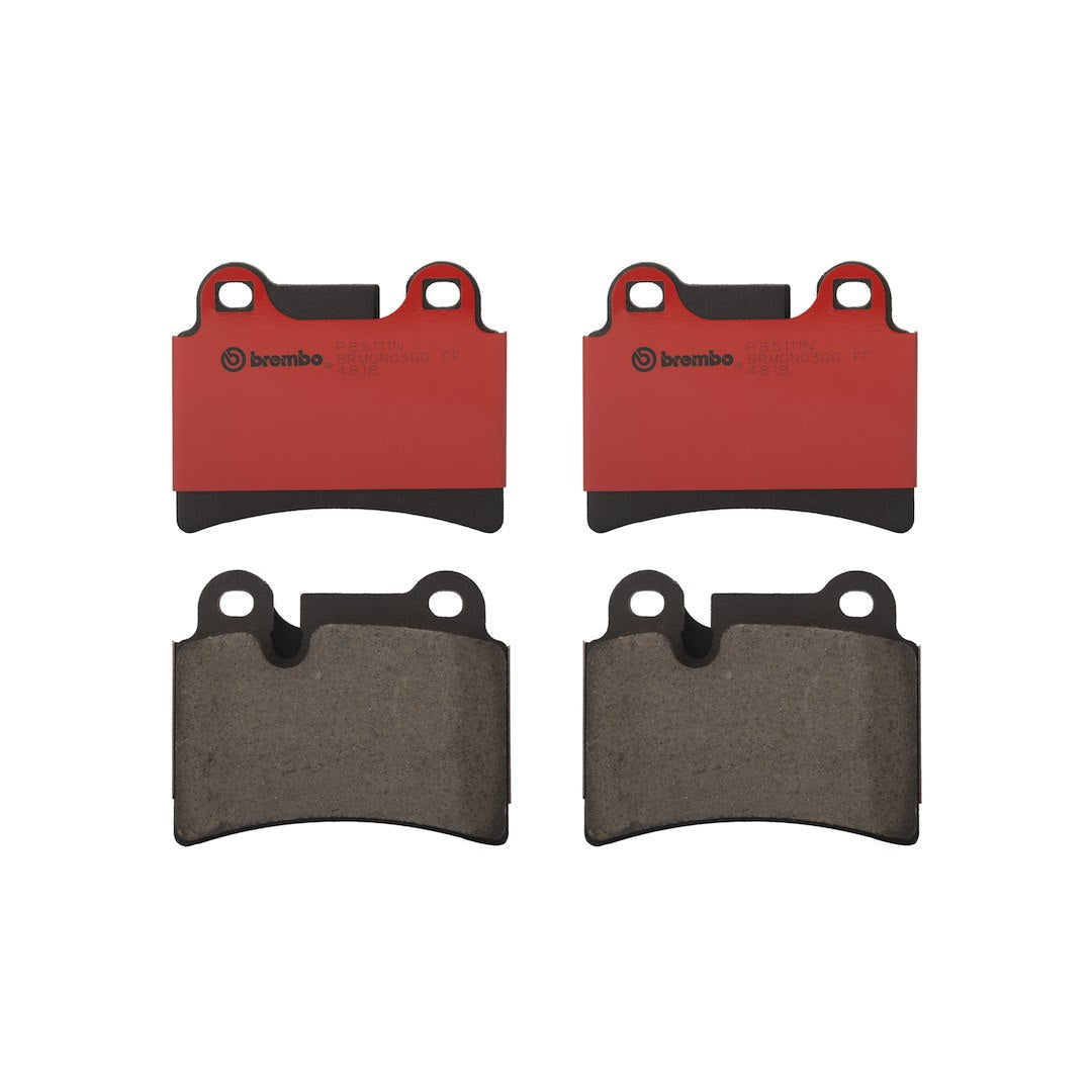 Brembo Premium Low-Met OE Equivalent Pad Brake Pad P85111N - Disc Set