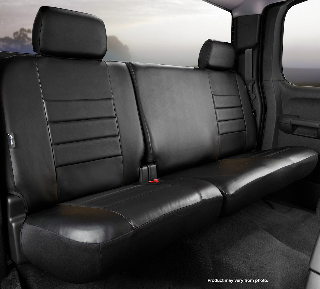 FIA Face Fabric Water Repellent Seat Cover SL65-7 Black/Black - SL Rear Split 60 Driver 40 Pas SL65-7 BLK/BLK
