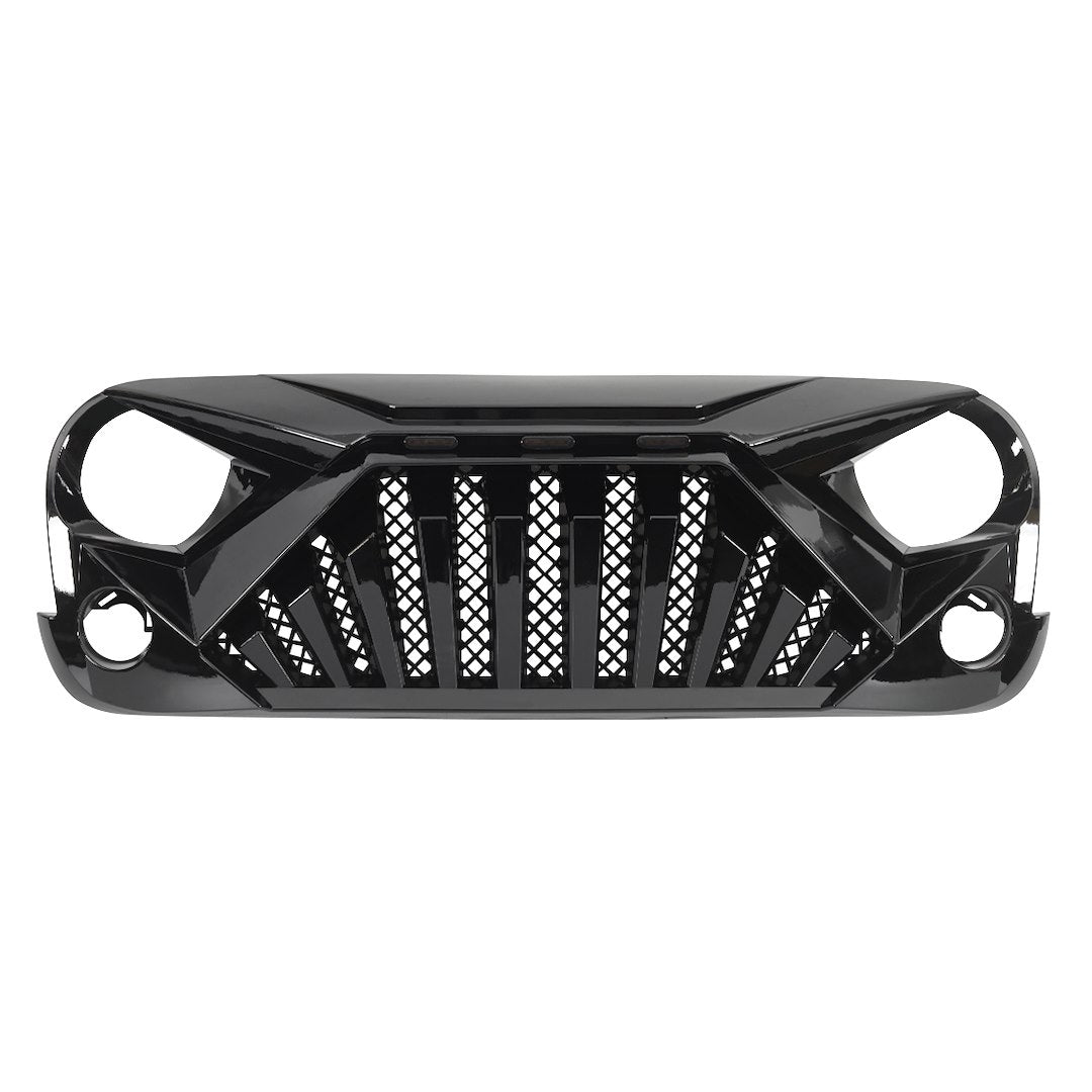 American MOD Aggressive Off-Road Styling Grille Amjpaa00129 - Goliath Led Amber Lights