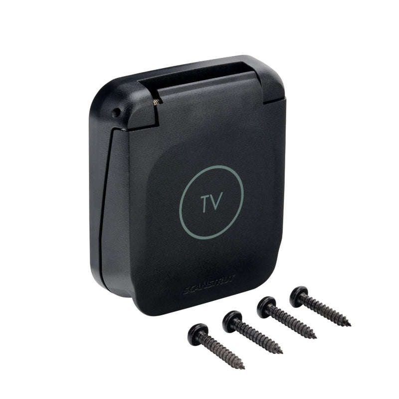 Scanstrut Spring-Loaded Lid TV Cable Entry Plate SC-V-TV1 - Ventura Series Sat Connection