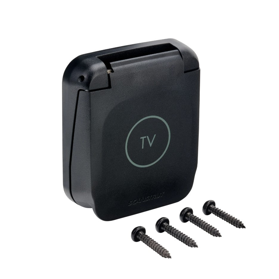 Scanstrut Spring-Loaded Lid TV Cable Entry Plate SC-V-TV1 - Ventura Series Sat Connection
