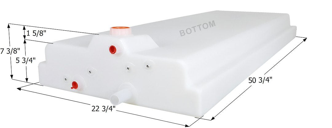 Icon Durable Impact Resistant Icon Tank Fresh Water Tank 14887 - WT3855 50 4X22