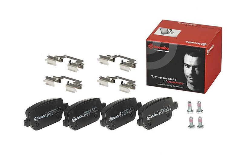 Brembo Premium Low-Met OE Equivalent Pad Brake Pad P44016 - Disc Set