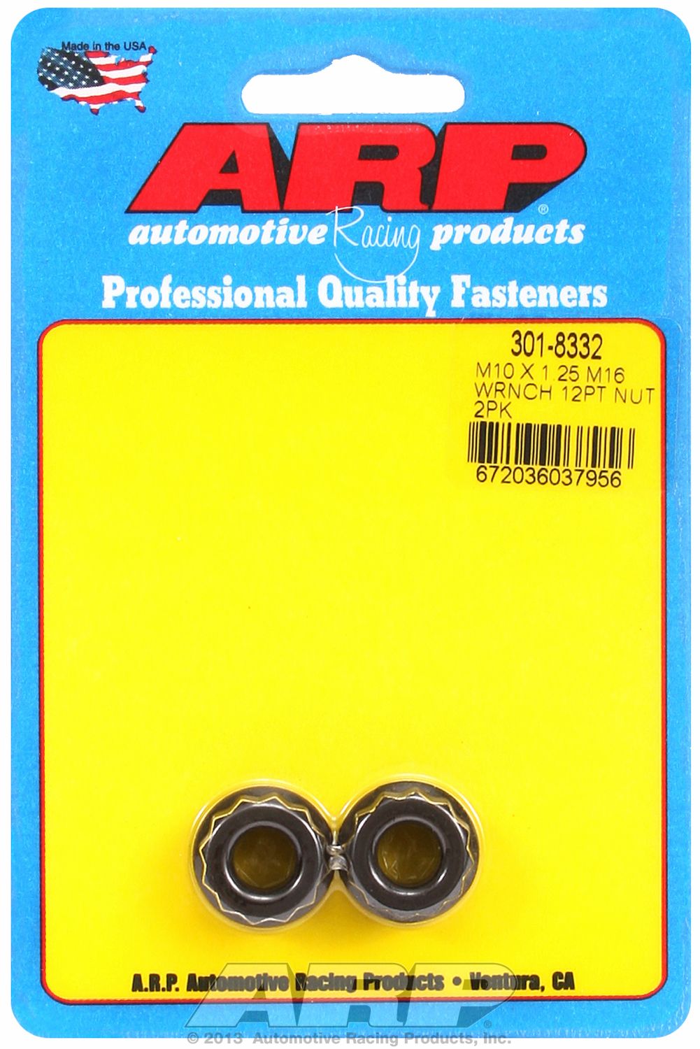 ARP 301-8332 - Chrome Black