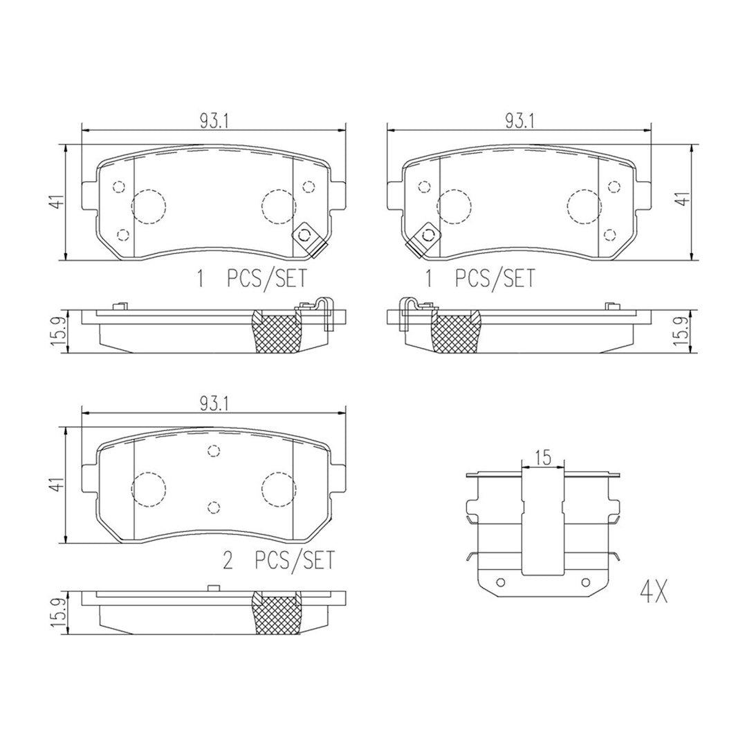 Brembo Components Not Hazardous To Health Brake Kit KT00907
