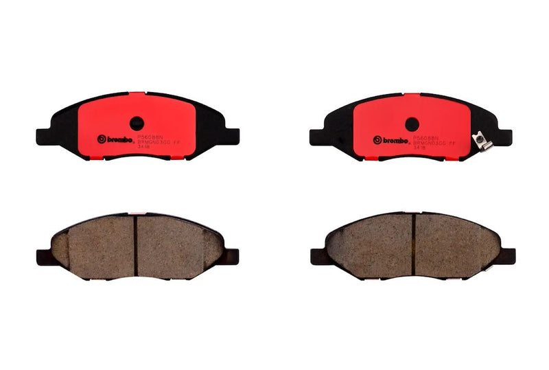 Brembo Premium Low-Met OE Equivalent Pad Brake Pad P56088N - Disc Set