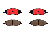 Brembo Premium Low-Met OE Equivalent Pad Brake Pad P56088N - Disc Set