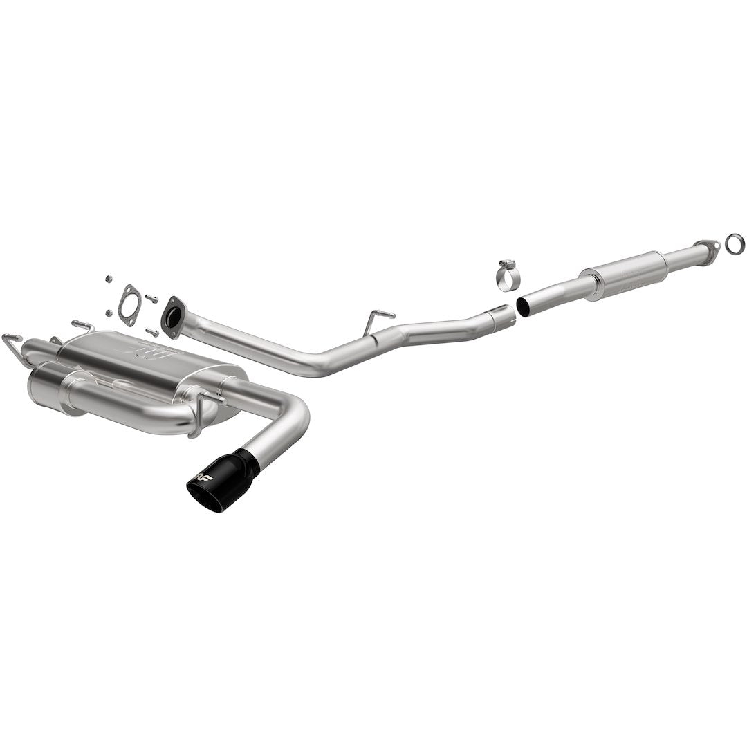 Magnaflow Limited Lifetime Warranty Exhaust System Kit 19676 - Overland Series Stainless CAT-Back