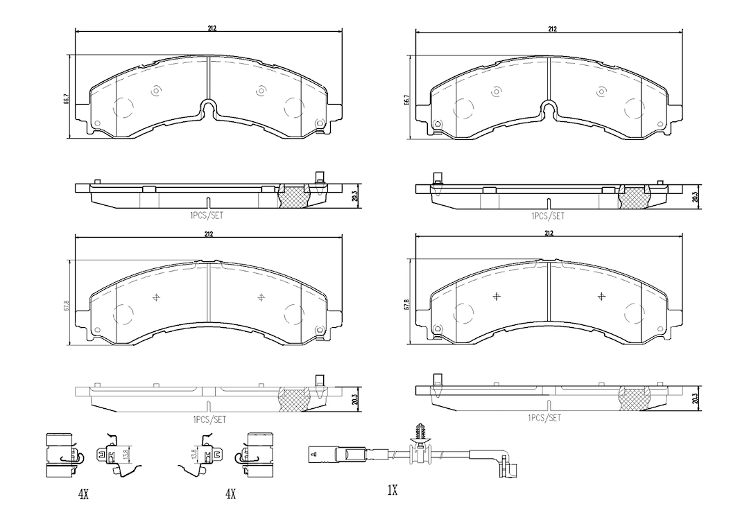 Brembo Ensures Comfort And Brembo Quality Brake Pad P10100N - Discbrakepadset Naoceramic