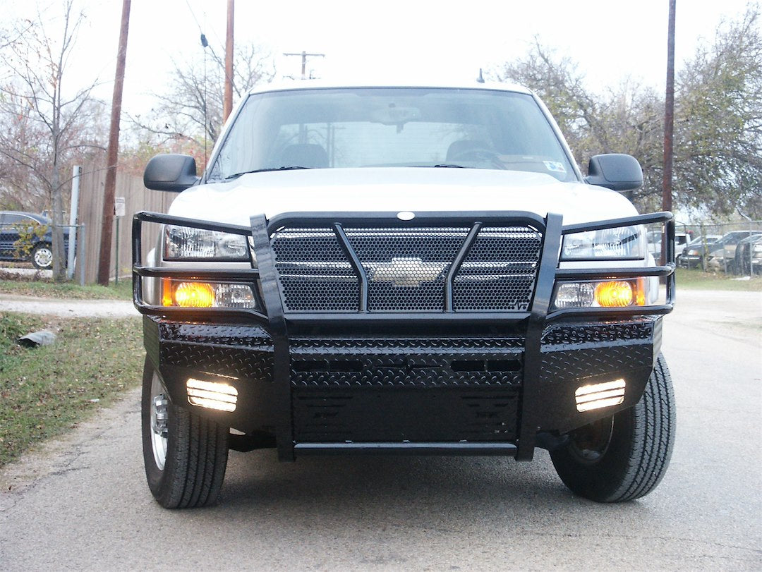 Frontier TRU Accommodates Factory Tow Hooks Bumper 300-20-3009 - Front Replacement Chevy