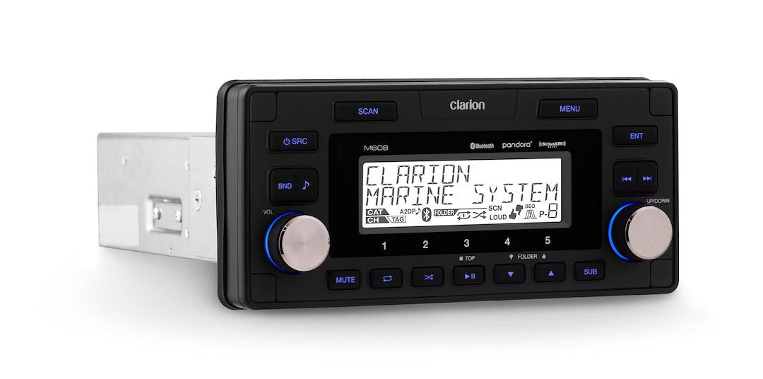 Clarion Dual Auxiliary Audio RCA Inputs Radio 010-03194-00 - Digital Media Receiver