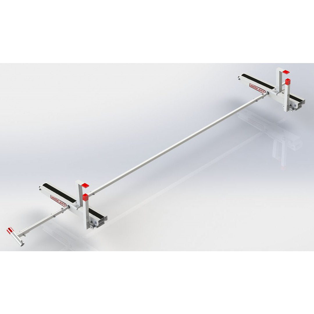 Weatherguard Limited Lifetime Warranty Ladder Rack 2275-3-01 - Full-Size Van Drop-Down Dual Drop