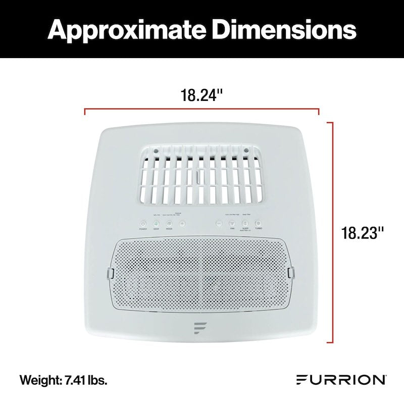 Furrion Air Conditioner Ceiling Assembly: Furrion Chill Cube 18K Air Distribution Box Ducted White FACT18VSDA-PS-AM