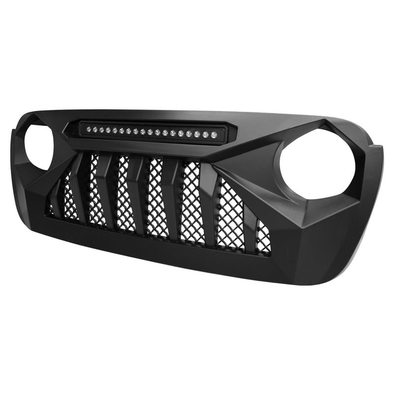 American MOD Aggressive Off-Road Styling Grille Amjpca00102 - Demon Led OFF-Road Ligh