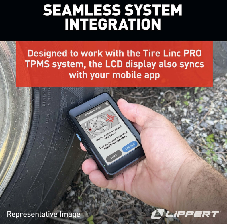 Lippert Comp 2024030980 Tire Pressure Monitoring System - TPMS Display